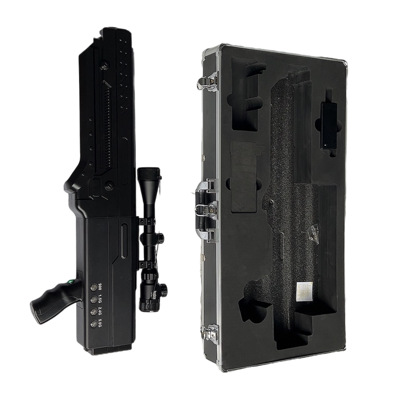  江城手持便携式枪型低空防御反制四通道A型