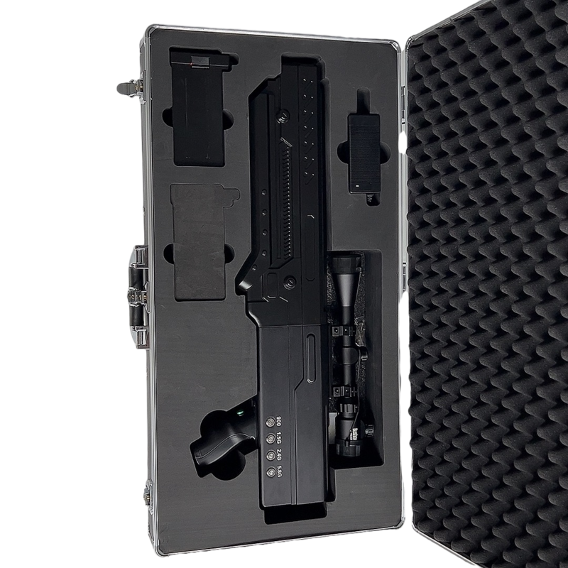  江城手持便携式枪型低空防御反制四通道B型